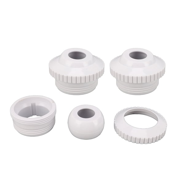 Elowen Pool Return Jet Directional Flow Inlet Fitting, Wide Compatibility Easy Installation 3pcs Pool Return Jet Nozzle for Swimming