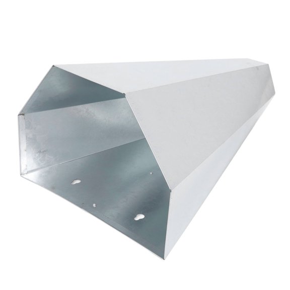 Elowen Poultry Restraining ConeChicken Cone, Galvanized Steel Poultry Restraining Cone for Roasters