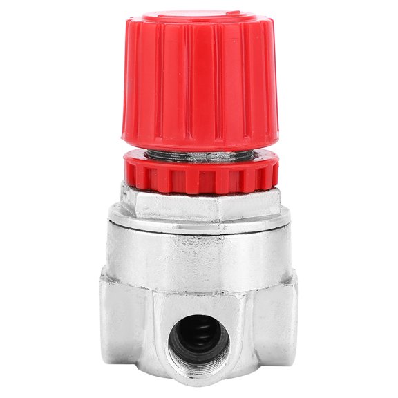 Elowen Pressure Regulating Valve High Accuracy Zinc Alloy 4 Holes Pressure Regulating Air Compressor Accessories for Piston Compressor
