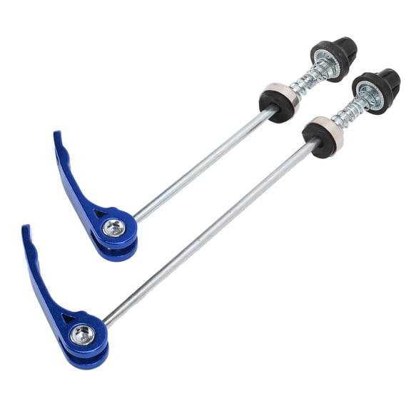 Elowen Quick Release Skewers Bicycle Wheel Hub Skewers, Road Bike Clip Lever Metal Material for Cycling Blue