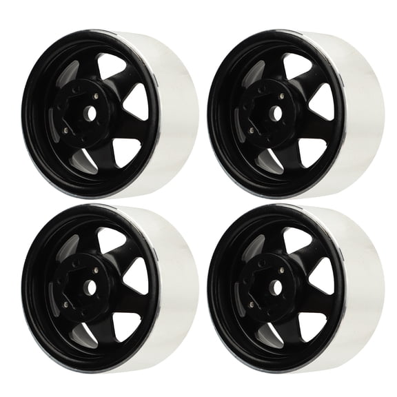 Elowen RC Car Beadlock Wheels Beadlock Wheel Rim Offset 8.9mm Metal Deep Dish Hub Wheels, Iron Material, Widened Wheelbase, Suitable for 1.9 Inch Tire , for Axial SCX10 90046, D90, HSP, , , HPI