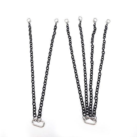 Elowen RC Crane Trailer ChainChain 2pcs Metal Trailer Chain with Tow Hook for 1/50 Remote Control Crane Model DIY Decoration