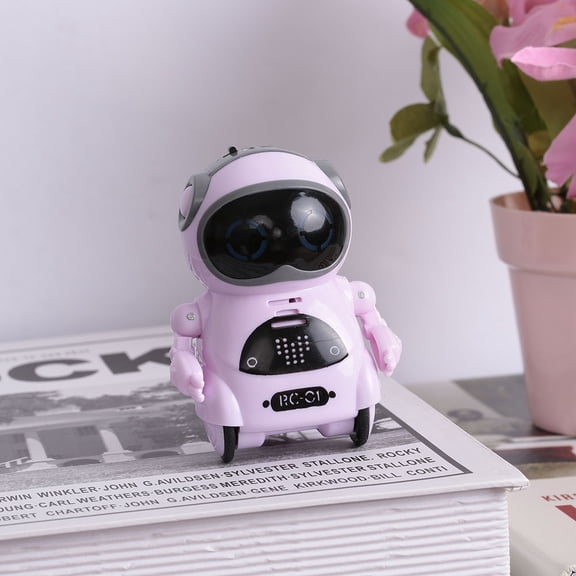 Elowen RC RobotRobot 939A Pocket Robot Talking Interactive Dialogue Voice Recognition Record Singing Dancing Telling Story Mini Robot Toy