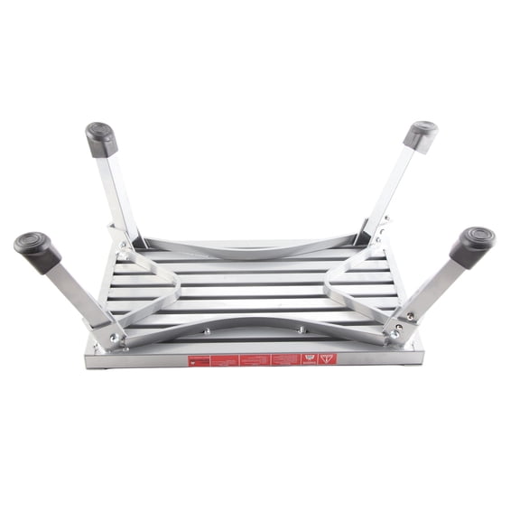 Elowen RV Folding Step Stool RV Step Stool, Foldable RV Step Stool Aluminum Alloy Rubber Feet for SUV for Camping