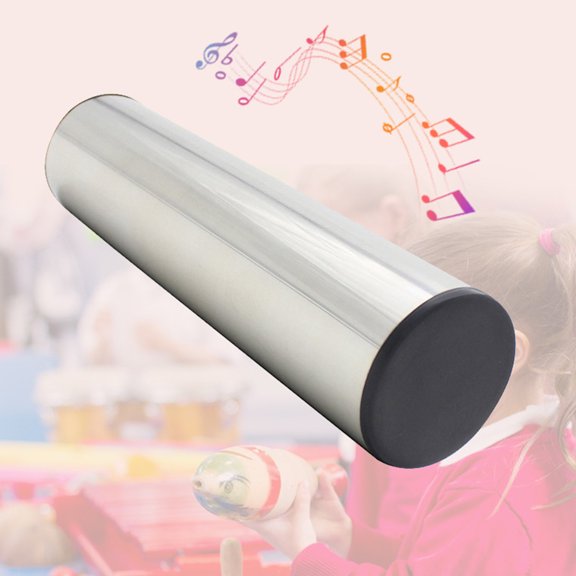 Elowen Rattle Shaker Sand Shaker Rattle Shaker for Playing Beautiful Melody Party Studio, Stainless Steel