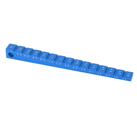 Elowen Rc Ride Height GaugeRide Height Droop , Aluminum Alloy 3-10mm RC Car Ride Height with Clear Scale, for 1/10 RC Drift Car. Lightweight & Portable, Precision Adjustment, Versatile Tool