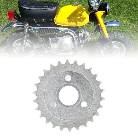 Elowen Rear Wheel Sprocket 26 Tooth Rear Sprocket, Abrasion Proof Deformation Resistant Motorcycle Rear Sprocket Alloy Steel Precise Robust Enhanced Stability for Z50A Z50 Z50R Z50J