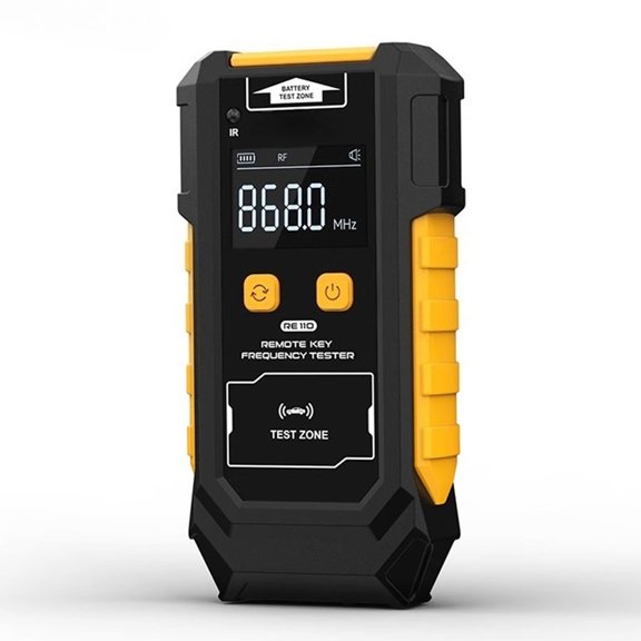 Elowen Remote Key Frequency Tester Button Remote Key Tester 433MHz 868MHz 902MHz Car Key Frequency Detection Button Battery Tester