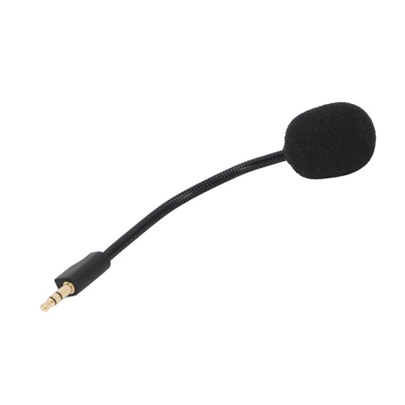 Elowen Replacement MicDetachable Game Microphone, Replacement Game Mic Noise Cancelling 3.5mm Gold Plated Plug for Wireless Gaming Headset