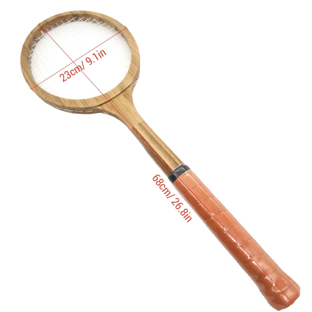 Elowen Retro Tennis Racket Tennis Wooden Tennis Rackets Retro Style Tennis Racquets Vintage Decor Commemorative Collection