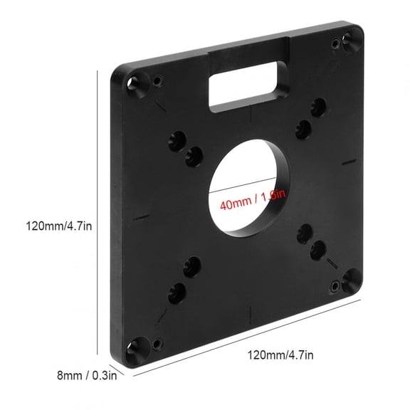 Elowen Router Base Plate Router Templates, Universal Router Table Insert Plate for Home for Woodworking for Outdoor