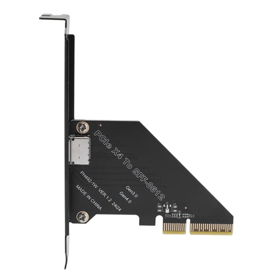Elowen SFF 8612 Adapter CardPCIe X4 To Oculink Card, SFF 8612 Adapter Card TO Oculink SFF-8612 Efficient Data Transfer for Winds 10 11