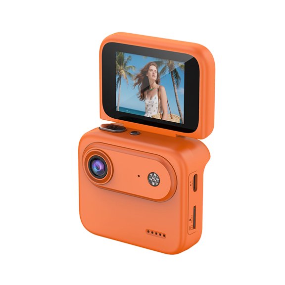 Elowen Screen Camera 4K Action Camera Image Stabilization Wide Angle Lens Cycling Sports Camera