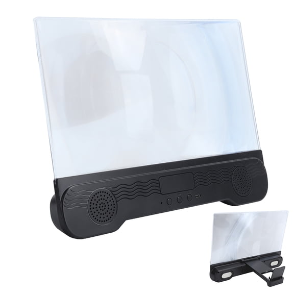 Elowen Screen Phone Screen Magnifier, Screen Amplifier 14 Inch for Indoor for Leisure for Travel for Camping for Bluetooth Speaker