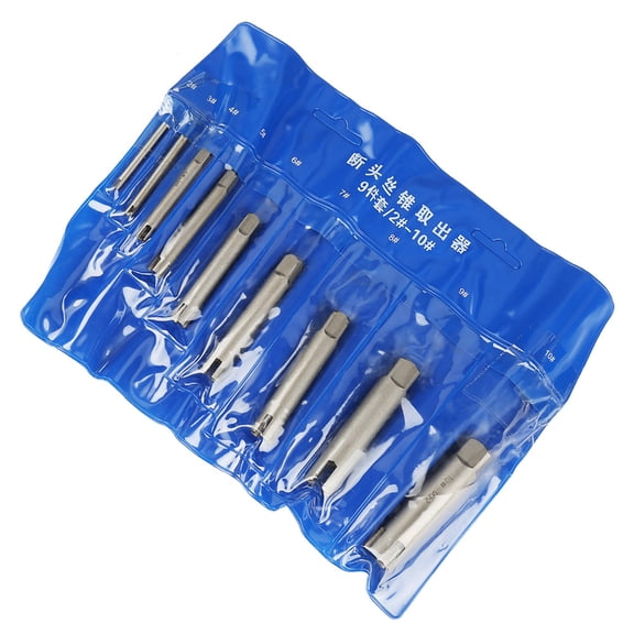Elowen Screw Extractor Steel Broken Head Taps Remover Screw Extractor Set Easy Extraction Industrial Home Repair