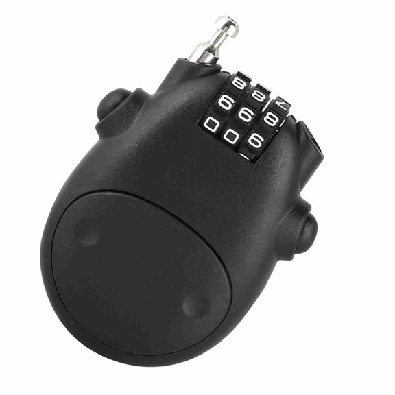 Elowen Security Coded Lock Combination Lock 3 Digit Code Lock Security Coded Lock Retractable Cow Shape ABS Mini Resettable for Pram Stroller Baggage Helmet Backpack Cabinet