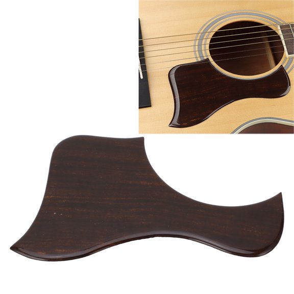 Elowen Self Adhesive Guitar Pickguard Guitar Scratch Guard, PVC Material Acoustic Guitar Pickguard for Protecting and Decorating
