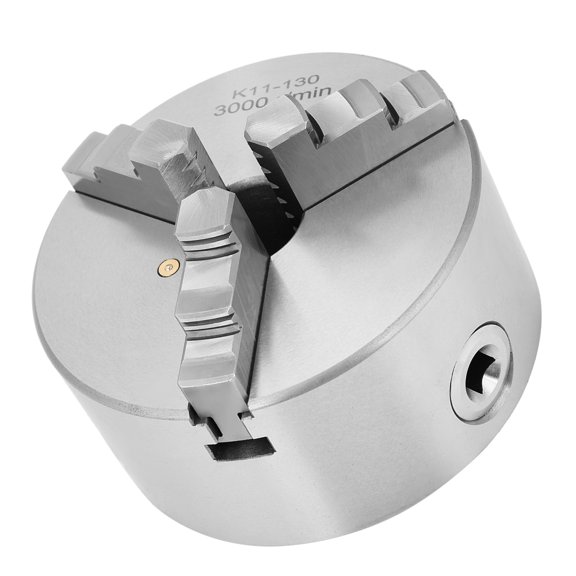 Elowen Self Centering Lathe Chuck SANOU K11 130 3 Jaw Self Centering Lathe Chuck 130mm Diameter for Metal Lathes
