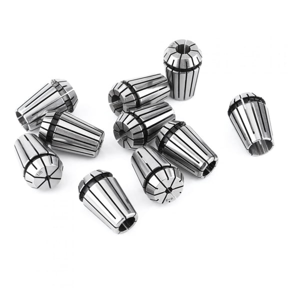 Elowen Spring Collet High Precision Spring Steel Collet Set CNC Milling Lathe Tool 10pcs ER20
