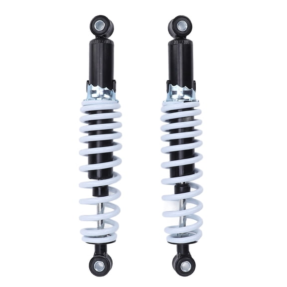 Elowen Spring Motorcycle Shock Absorber, Adjustable Damping Universal 300mm Suspension Damper for Mini Dirt Bike Scooter Pocket Cart
