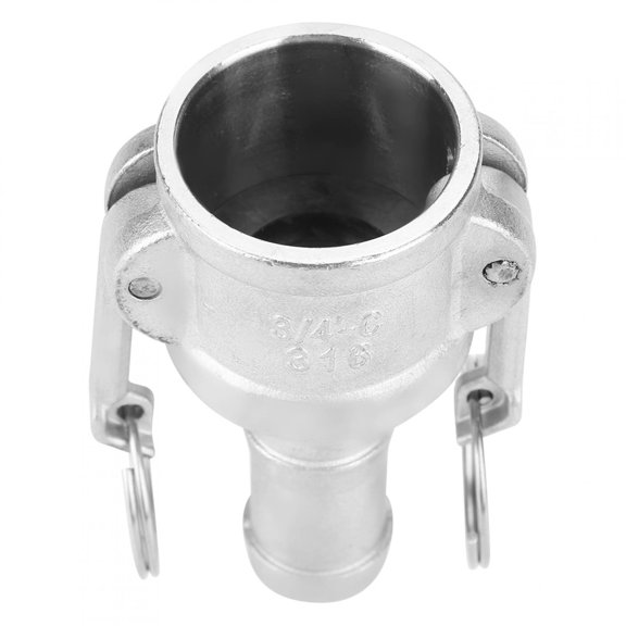 Elowen Stainless Steel Cam Coupling STAINLESS STEEL CAMLOCK ADAPTER COUPLING DURABLE CONNECT DISCONNECT PIPE DN20 G3/4 HYDRAULIC EQUIPMENTS