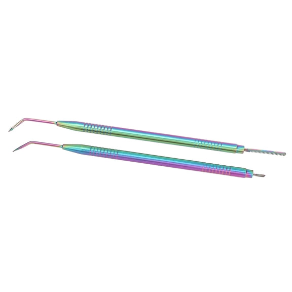Elowen Stainless Steel Lash Lift Rods Eyelash Lift Separator Tools 2pcs Stainless Steel Lash Separation Rod with Comb