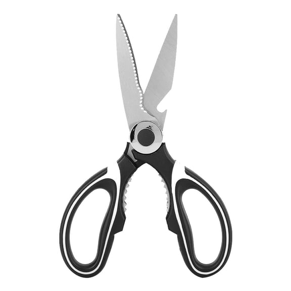 Elowen Stainless Steel Scissor Craft Multifunctional Shear Stainless Steel Scissor for Kitchen Cloth Walnut
