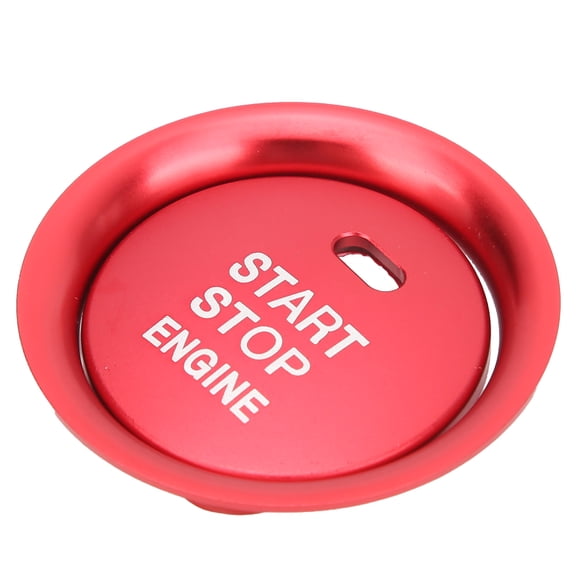 Elowen Start Stop Button Trim Ignition Button Trim, Engine Start Button Cover Red for Replacement for Axela Atenza CX-4 CX-5 1 for Automobile