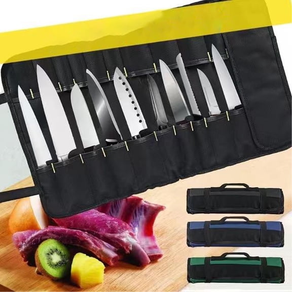 Elowen Storage Bag Chef Storage Bag Tool Bag Chef Knife Storage Bag Storage Bag Portable black
