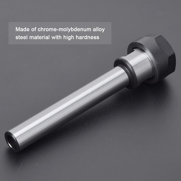 Elowen Straight Extension Rod Collet Chuck Holder ER20A-100L, High Hardness with Long Handle for Deep Hole Processing, ER20 Chuck with Handle Length 100mm for Milling Cutter