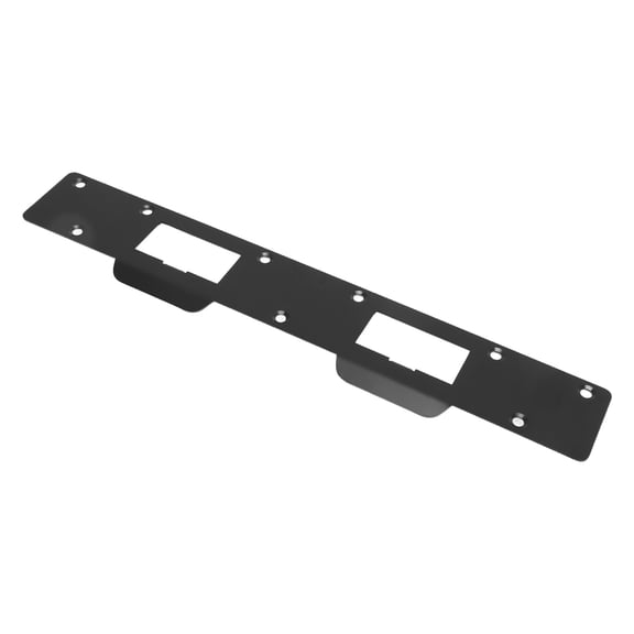 Elowen Strike Plate Heavy Duty Steel Latch Plate, Easy Install Security Strike for 5.5in to 6in Hole Centers, Made of Premium Steel, Conceal Defects in Plate, Prevents Forced Entry, Includes 9