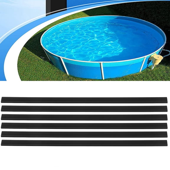 Elowen Swimming Pools Liner Clip Swimming Pool Coping Strips, PE Swimming Pool Cover Clips for Round Pools 33PCS