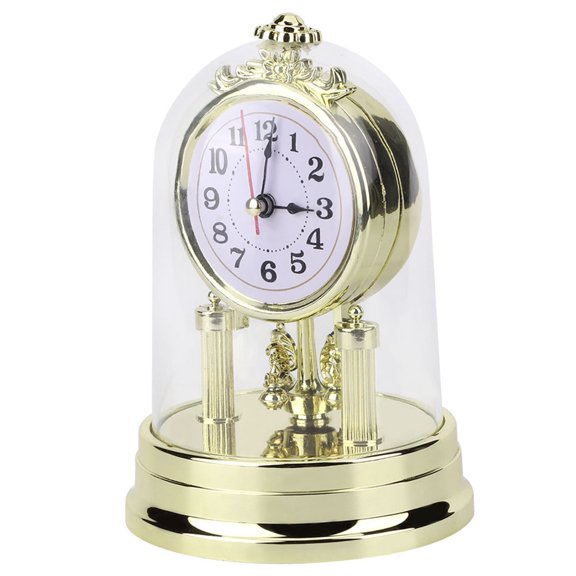 Elowen Table ClockEuropean Retro Style Living Room Clock Antique Table Clock Silent Home Decor Suit for Living Room Bedroom