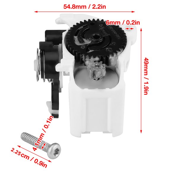 Elowen Tailgate Central Lock Motor 7700435694 Rear Lid Tailgate Central Lock Motor Actuator for CLIO MEGANE with and Lightweight, Made of Plastic and Metal, Very sturdy, Enhance Vehicle Security,