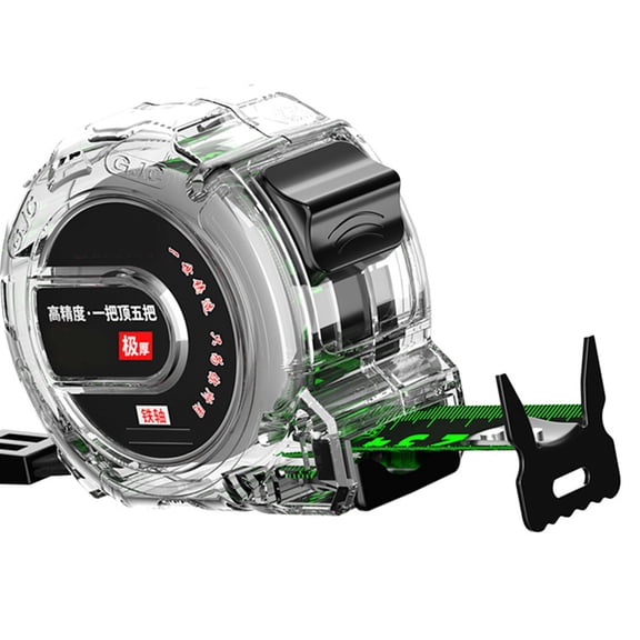 Elowen Tape Measure Tool Stainless Steel Tape Measures Extendable with Clear Case for Woodworking