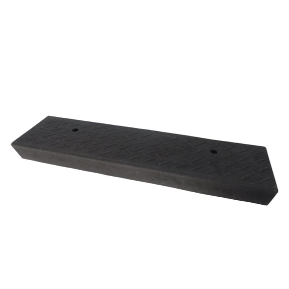 Elowen Threshold Ramp Heavy Curb Ramp, Versatile Usage Rubber Hollow Grid Bottom Car Slope Step Ramp for Truck RV Bike for Loading Dock 100x25x10cm / 39.4x9.8x3.9in