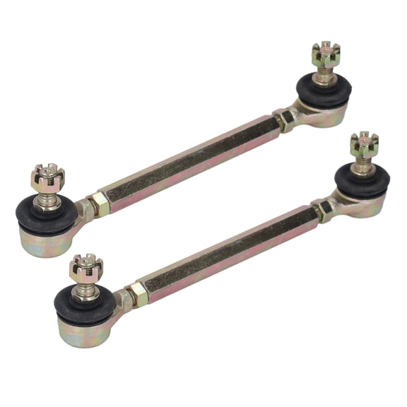 Elowen Tie Rod Set Tie Rod Ball Joint, Tie Rod Assembly M10 10mm Thread for ATV