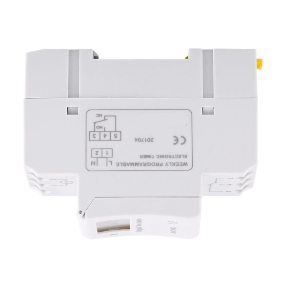 Elowen Timer LCD Display Weekly Programmable Timer 16 ON and OFF Programmable Time for Street Lamps Program Control