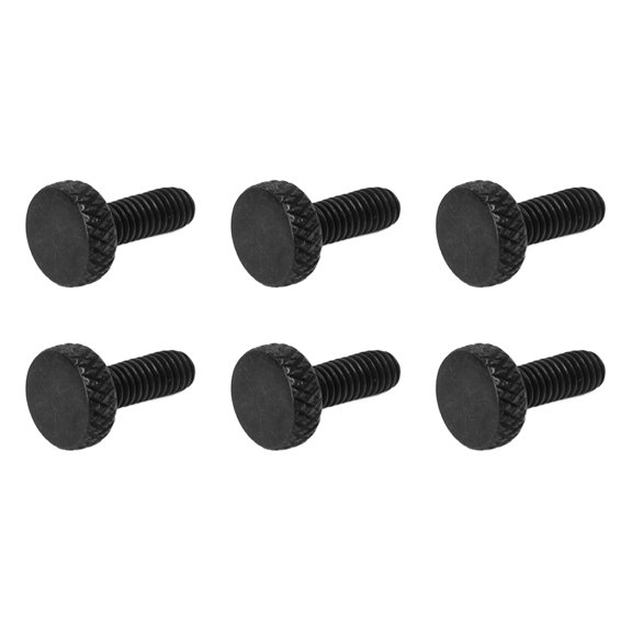 Elowen Tremolo Bridge Fine Tuning Screw Tremolo Bridge String Locking Screw, 6 Pcs Metal Tremolo Bridge Clamp Screw for Replacement Black