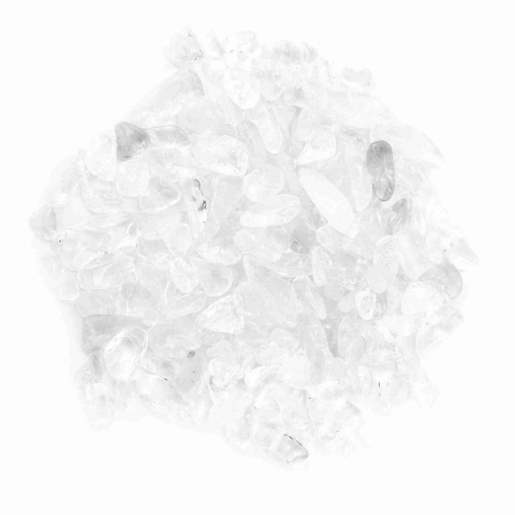 Elowen Tumbled StoneCrystal Quartz Stone Chips Crushed Tumbled Pieces Demagnetization Decoration Offerings for Altar Fish Tank Flowerpot Home Decor
