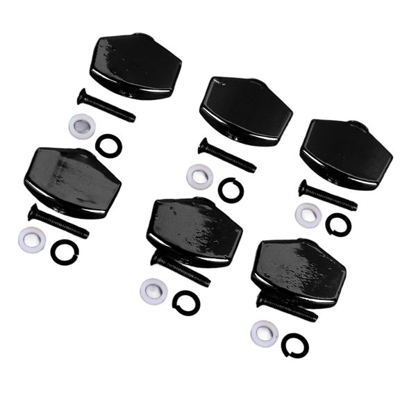 Elowen Tuning Peg Buttons Metal Guitar Tuning Peg Buttons, Stable Universal Tuner Buttons Replacement, Personalize and Unique, Hand Feel and Grip, Easy Installation, sturdy and Stable, Suitable for