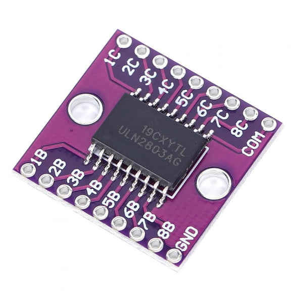 Elowen ULN2803A Arrays Module, Darlington Transistor Arrays Module Portable for Electronic Components for Factory for General Use for Workshop Processing