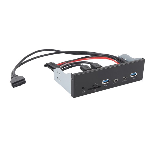 Elowen USB 3.2 Front Panel HubOptical Drive Front Panel, 6 Ports USB Front Panel Hub for PC Computer