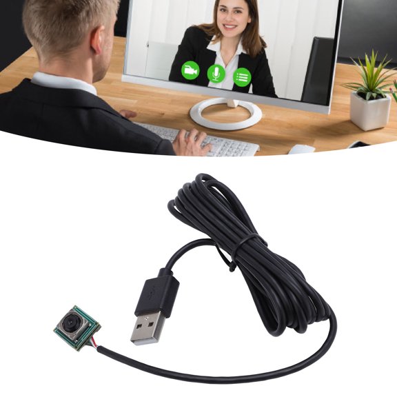 Elowen USB Camera Module 4KUSB Camera Module Board, USB Camera Module 12MP HD 5V with Built in Microphone for PC Laptop