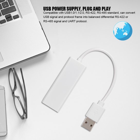 Elowen USB ConverterUSB Converter, Industrial Grade Converter Adapter for Bridging Of the Star USB Network To the RS-422/RS-485 Network