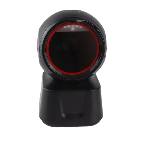 Elowen USB barcode scanner Desktop 1D 2D QR Desktop Wired Barcode Scanner High-speed Platform Hands-Free Automatic Sense Reader USB Port Plug&Play Compatible with Window System Image CMOS Sensor