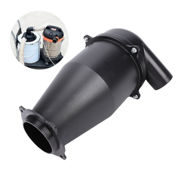 Elowen Vacuum Cleaner SeparatorCollector Cyclone Dust Collector Separator with Elbow Sealing Ring Universal Cyclone Separator for Wet Dry Vacuums Accessory