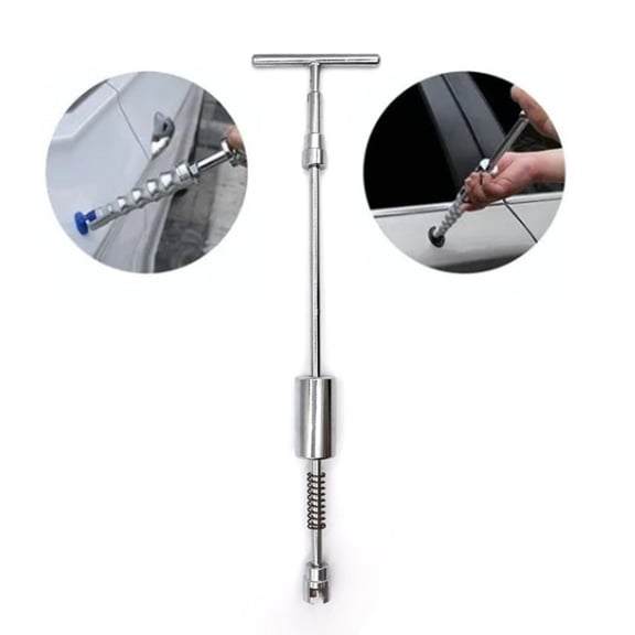 Elowen Vehicle Dent Repair Tools Dent Puller Kit, T Bar Slide Hammer Steel Car Dent Remover Kit for Motorcycle