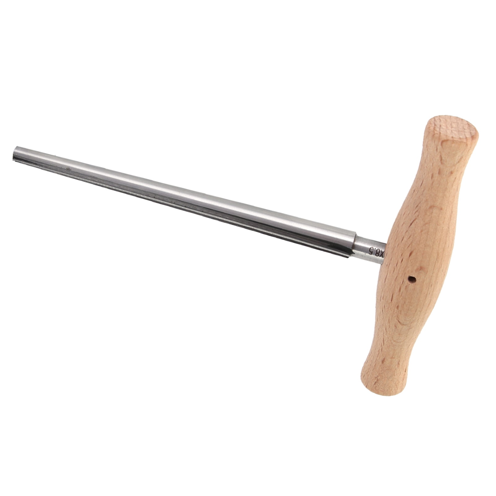 Elowen Violin Reamer High speed steel reamer, anti , sturdy and solid, 1:30 Reamer With Wooden Handle, Suitable for making violin peg holes, Guitars Violin Peg Hole Reamer for Violin Luthiers