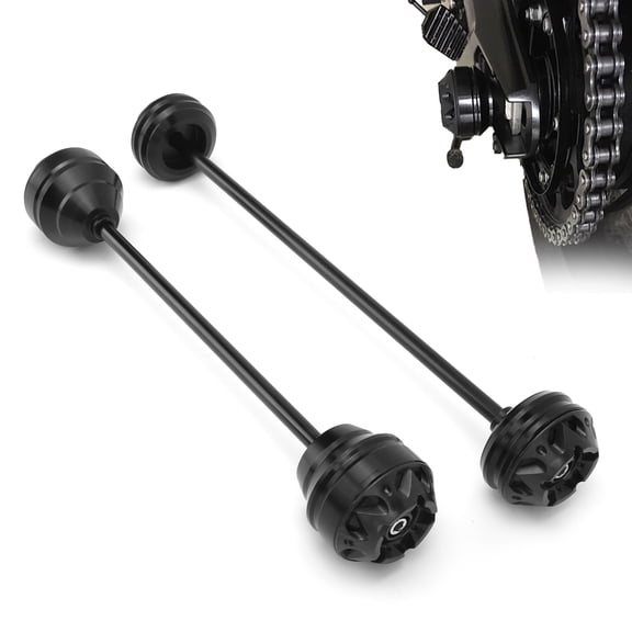 Elowen Wheel Fork Protector Front Rear Wheel Axle Slider, Impact Resistant Wheel Fork Guard Replacement for MT-09 FZ-09 FJ-09 for Motorcycle